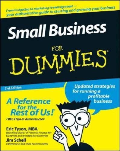 Small Business For Dummies - Paperback By Eric Tyson - GOOD